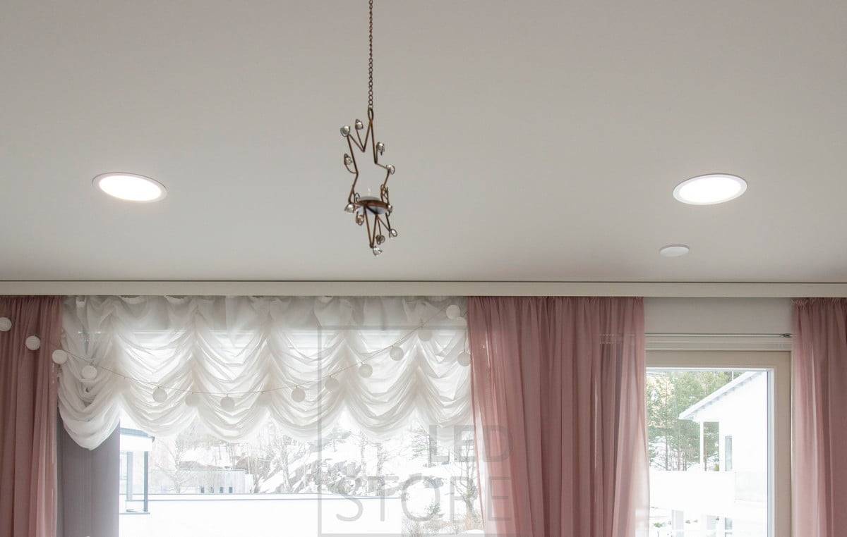 Les panneaux LED ronds constituent un éclairage général de haute qualité, éclairant avec une lumière uniforme. Les plafonds à leds sont des appareils d'éclairage multifonctionnels pour l'intérieur et l'extérieur de la maison. Ledstore.fi